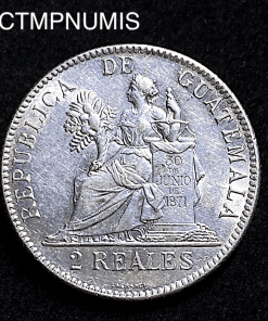 ,MONNAIE,GUATEMALA,2,REALES,ARGENT,1898,