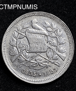 ,MONNAIE,GUATEMALA,25,CENTIMOS,ARGENT,1893,