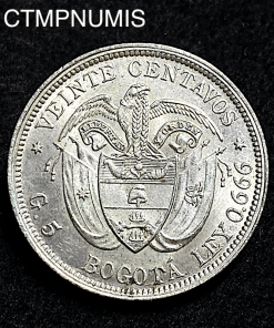 ,MONNAIE,COLOMBIE,20,CENTAVOS,ARGENT,1897,BOGOTA,