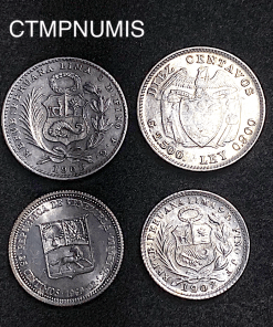 ,MONNAIE,PEROU,VENEZUELA,COLOMBIE,ARGENT,