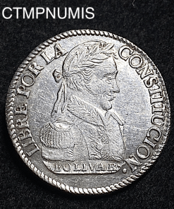 ,MONNAIE,BOLIVIE,2,SOLES,ARGENT,1825,POTOSI,