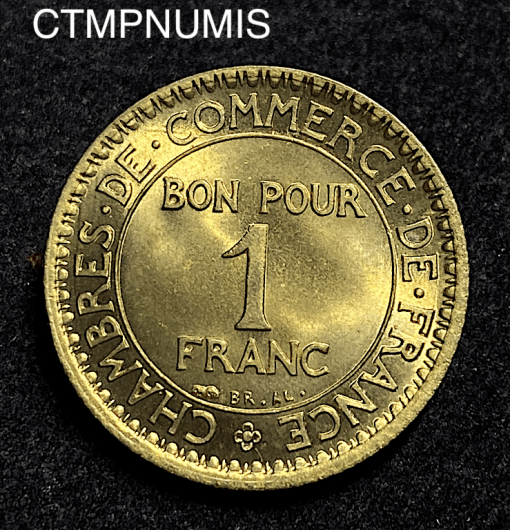 ,MONNAIE,1,FRANC,CHAMBRES,COMMERCE,DOMARD,1920,