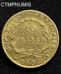 ,MONNAIE,40,FRANCS,OR,NAPOLEON,EMPEREUR,1806,