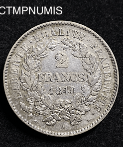 ,MONNAIE,2,FRANCS,ARGENT,CERES,1849,