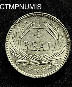 ,MONNAIE,GUATEMALA,1/4,REAL,ARGENT,1894,H,
