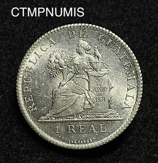 ,MONNAIE,GUATEMALA,1,REAL,ARGENT,1899,