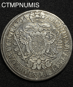 ,MONNAIE,AUTRICHE,1,TALER,ARGENT,LEPOLD,1704,VIENNE,