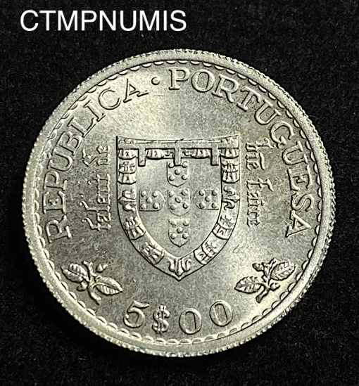 ,MONNAIE,PORTUGAL,5,ESCUDOS,ARGENT,1960,