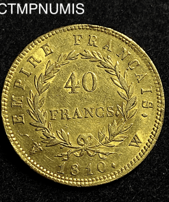 ,MONNAIE,EMPIRE,40,FRANCS,OR,NAPOLEON,1810,W,LILLE,