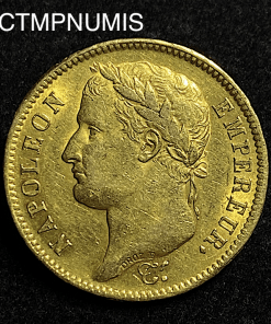 ,MONNAIE,EMPIRE,40,FRANCS,OR,NAPOLEON,1810,W,LILLE,