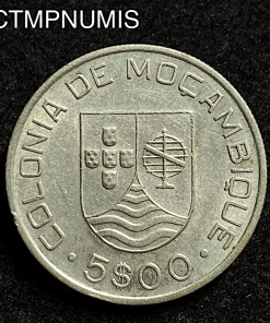 ,MONNAIE,MOZAMBIQUE,5,ESCUDOS,1935,