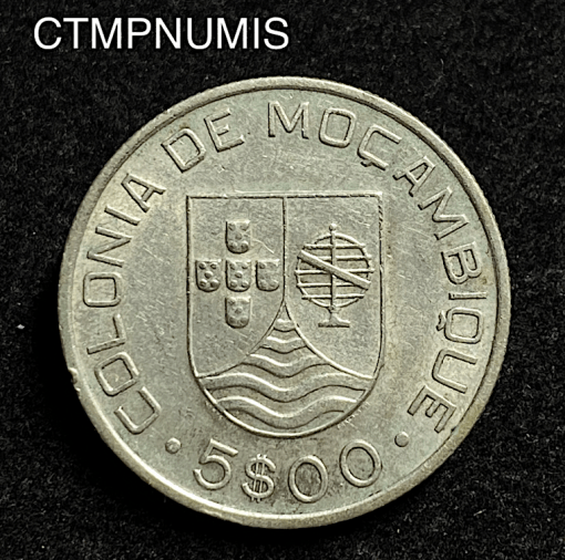 ,MONNAIE,MOZAMBIQUE,5,ESCUDOS,1935,