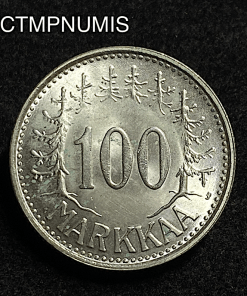 ,MONNAIE,FINLANDE,100,MARKKA,ARGENT,1959,