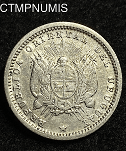 ,MONNAIE,URUGUAY,10,CENTESIMOS,ARGENT,1877,