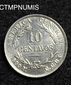 ,MONNAIE,COSTA,RICA,10,CENTAVOS,ARGENT,1917,