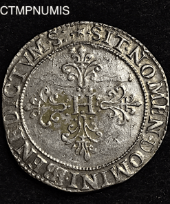 ,MONNAIE,ROYALE,HENRI,III,FRANC,ARGENT,1584,M,TOULOUSE,