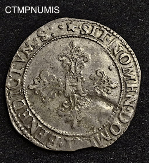 ,MONNAIE,ROYALE,HENRI,III,FRANC,ARGENT,1586,M,TOULOUSE,