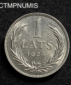 ,MONNAIE,LETTONIE,5,LATS,ARGENT,1924,