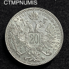 ,MONNAIE,AUTRICHE,20,KREUZER,ARGENT,1868,