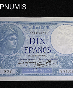 ,BILLET,10,FRANCS,MINERVE,1939,