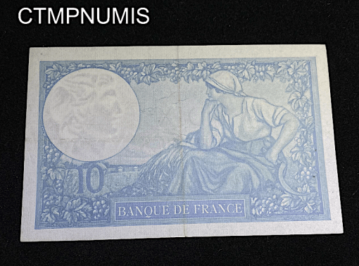 ,BILLET,10,FRANCS,MINERVE,1939,