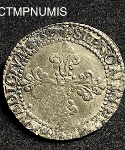 ,MONNAIE,ROYALE,HENRI,III,1/2,FRANC,1587,