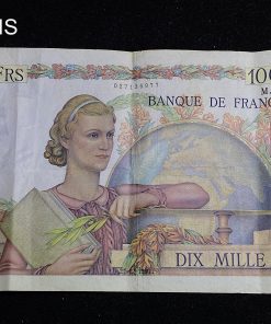 ,BILLET,10000,FRANCS,GENIE,FRANCAIS,21,12,1950,