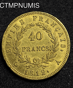 ,MONNAIE,EMPIRE,40,FRANCS,OR,NAPOLEON,1812, 