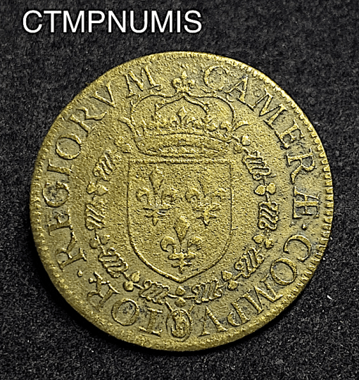 ,JETON,HENRI,III,CHAMBRE,DES,COMPTES,1580,