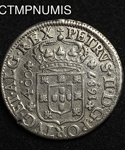 ,MONNAIE,BRESIL,400,REIS,CRUZADO,1687,