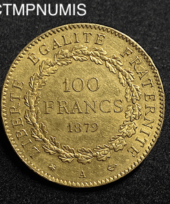 ,MONNAIE,100,FRANCS,OR,GENIE,1879,