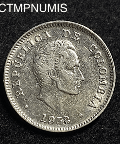 ,MONNAIE,COLOMBIE,10,CENTIMOS,1938,