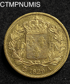 ,MONNAIE,ROYALE,CHARLES,X,40,FRANCS,OR,1829,