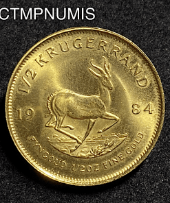 ,MONNAIE,AFRIQUE,SUD,1/2,KRUGER,1984,