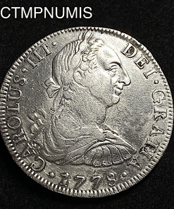 ,MONNAIE,MEXIQUE,8,REALES,ARGENT,1778,MEXICO,