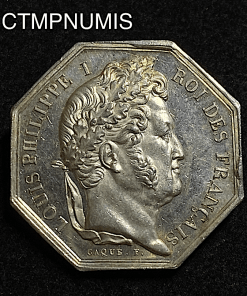 ,LETON,ARGENT,BANQUE,ORLEANS,LOUIS,PHILIPPE,1838,