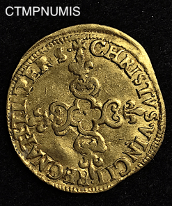 ,MONNAIE,ROYALE,HENRI,III,ECU,OR,1586,TOULOUSE,