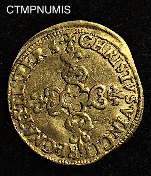 ,MONNAIE,ROYALE,HENRI,III,ECU,OR,1586,TOULOUSE,