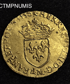 ,MONNAIE,ROYALE,HENRI,III,ECU,OR,1586,M,TOULOUSE,