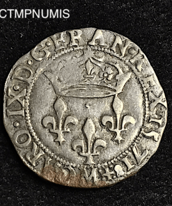 ,MONNAIE,ROYALE,CHARLES,IX,DOUBLE,SOL,1571,TOULOUSE,