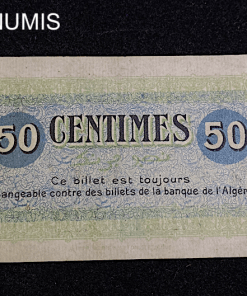 ,BILLET,NECESSITE,50,CENTIMES,ALGERIE,1915,CONSTANTINE,