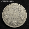 ,MONNAIE,ITALIE,VATICAN,5,LIRE,ARGENT,1870,ROME,