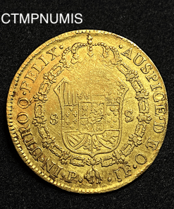 ,MONNAIE,COLOMBIE,8,ESCUDOS,OR,1798,