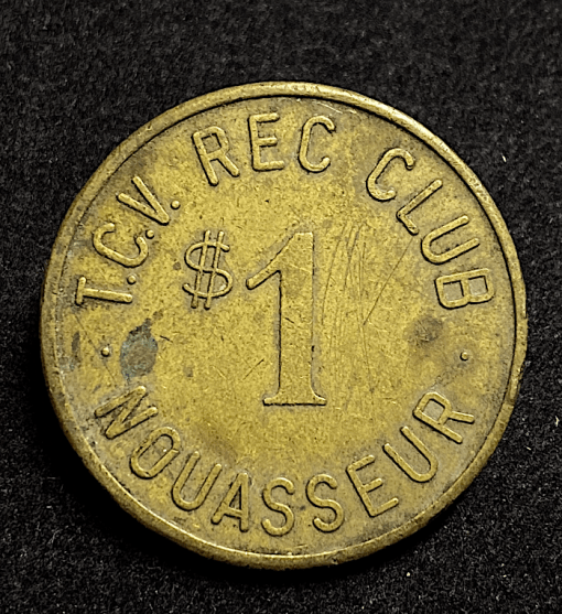 ,MONNAIE,MAROC,1,DOLLAR,TCV,REC,CLUB,NOUASSEUR,