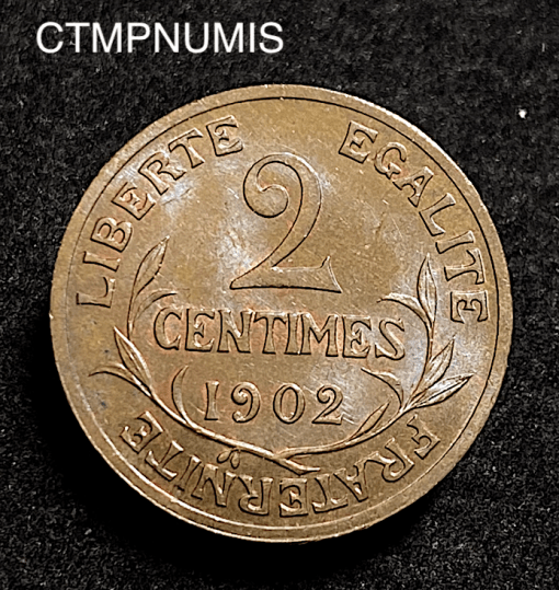 ,MONNAIE,2,CENTIMES,DUPUIS,1902,