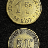 ,MONNAIE,NECESSITE,50,CENTIMES,1,FRANC,ALGERIE,BONE,