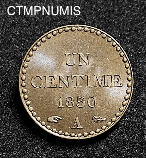 ,MONNAIE,UN,CENTIME,1850,DUPRE,