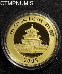 ,MONNAIE,CHINE,100,YUAN,2008,OR,