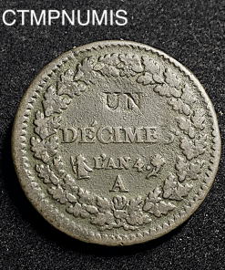 ,MONNAIE,UN,DECIME,MODIF,2,DECIMES,AN,4,