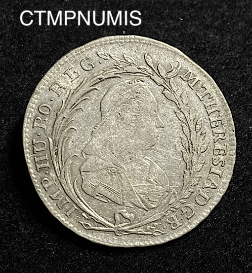 ,MONNAIE,AUTRICHE,20,KREUZER,ARGENT,1778,